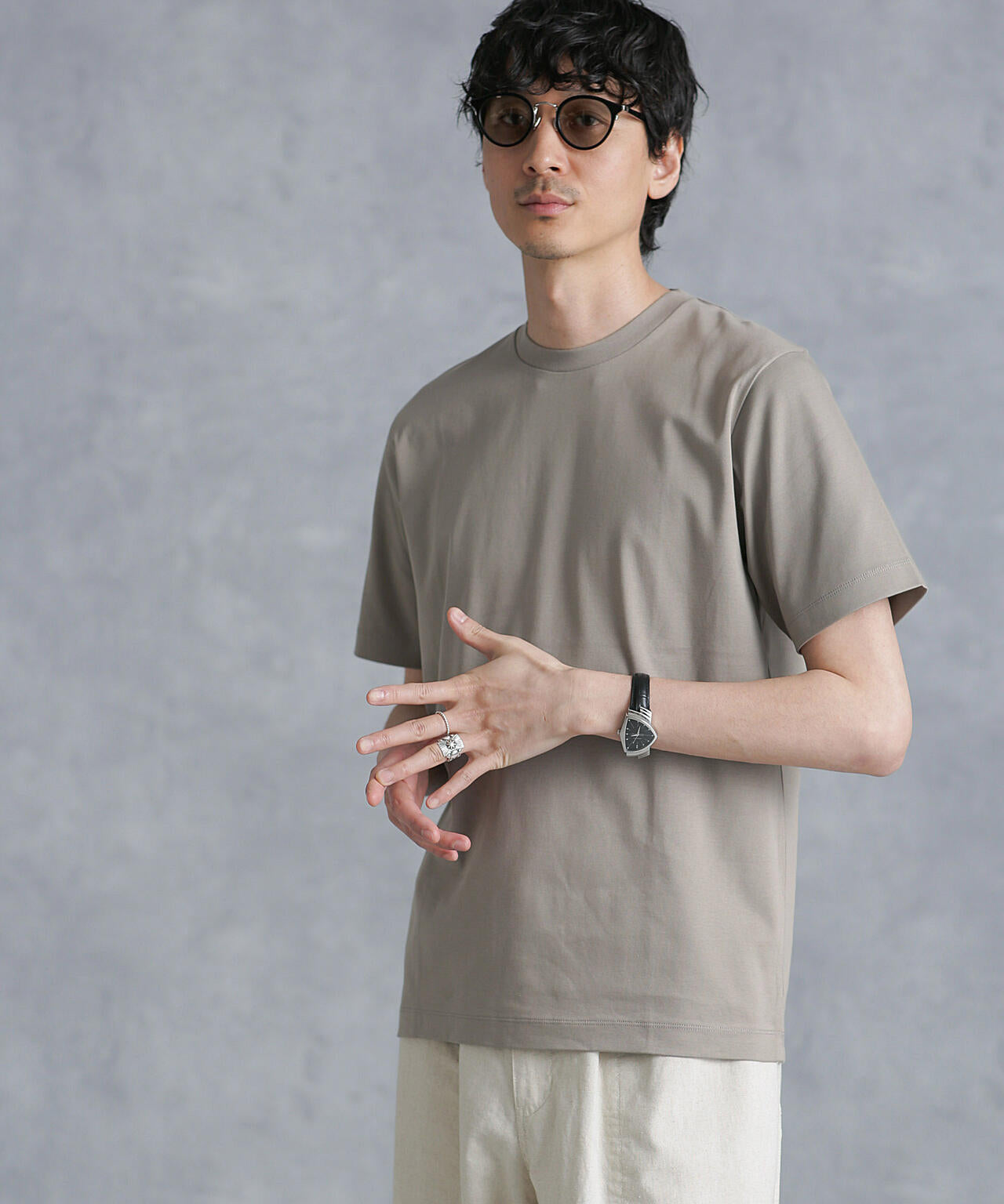 アンチスメル クルーネックTシャツ 半袖