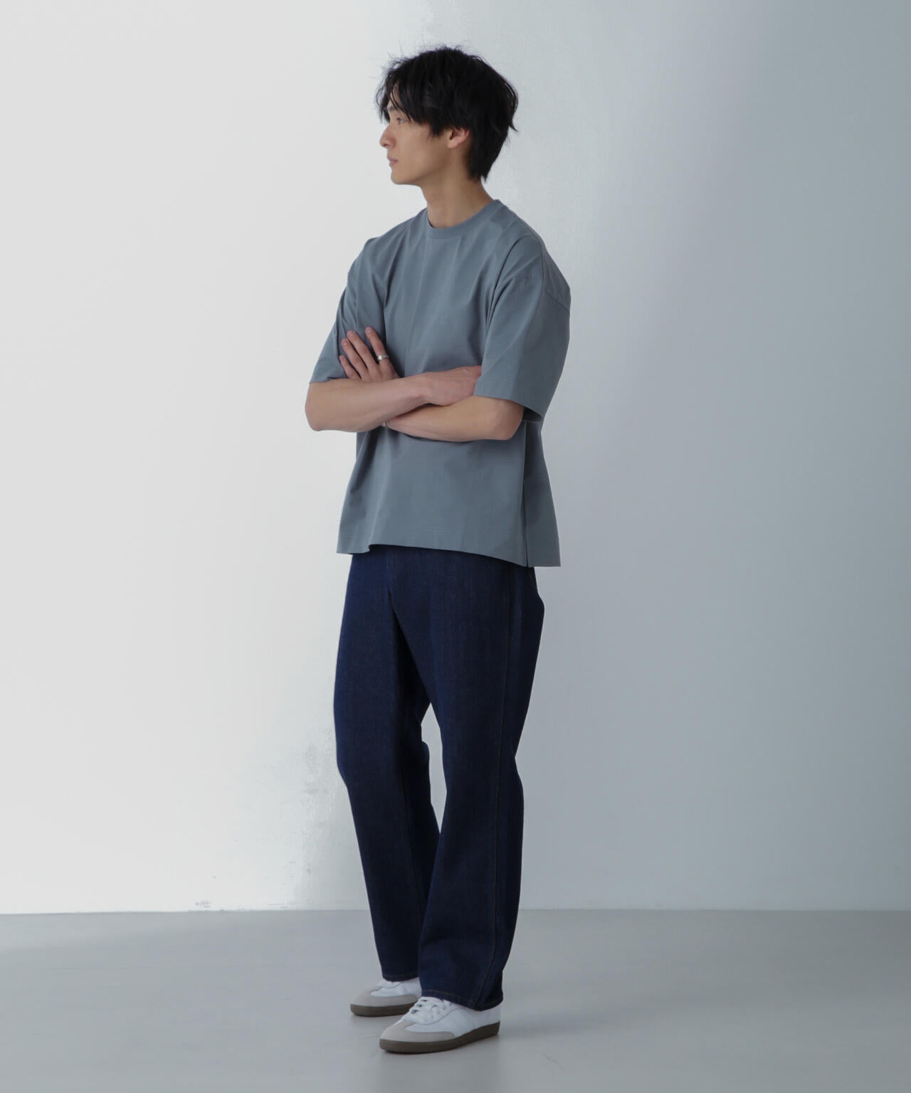 ドライジャージー ワイドTシャツ 半袖(セットアップ可)