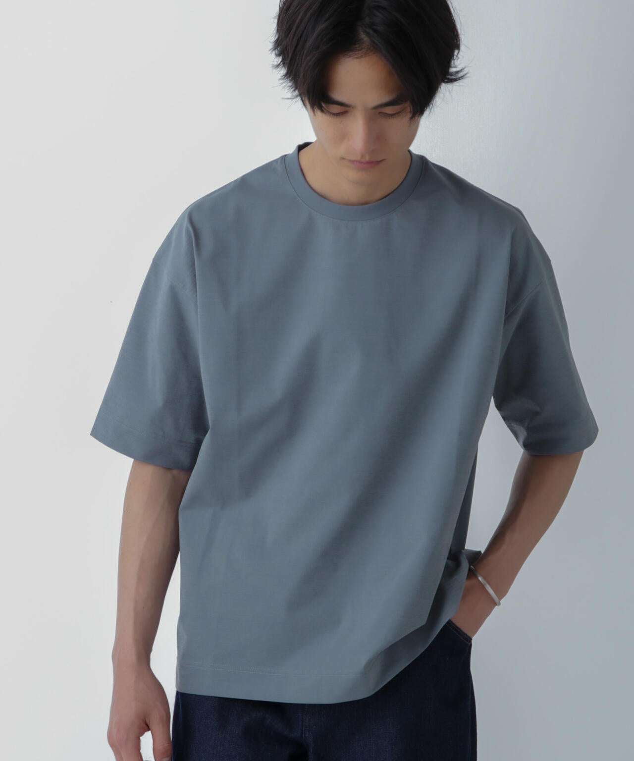 ドライジャージー ワイドTシャツ 半袖(セットアップ可)