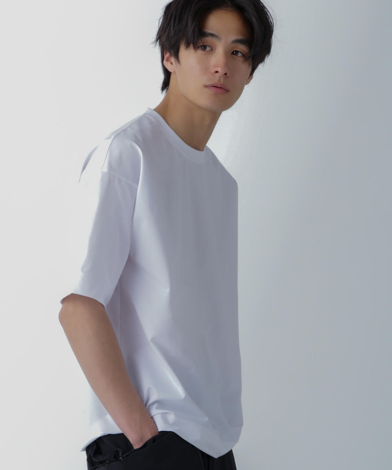 ドライジャージー ワイドTシャツ 半袖(セットアップ可)