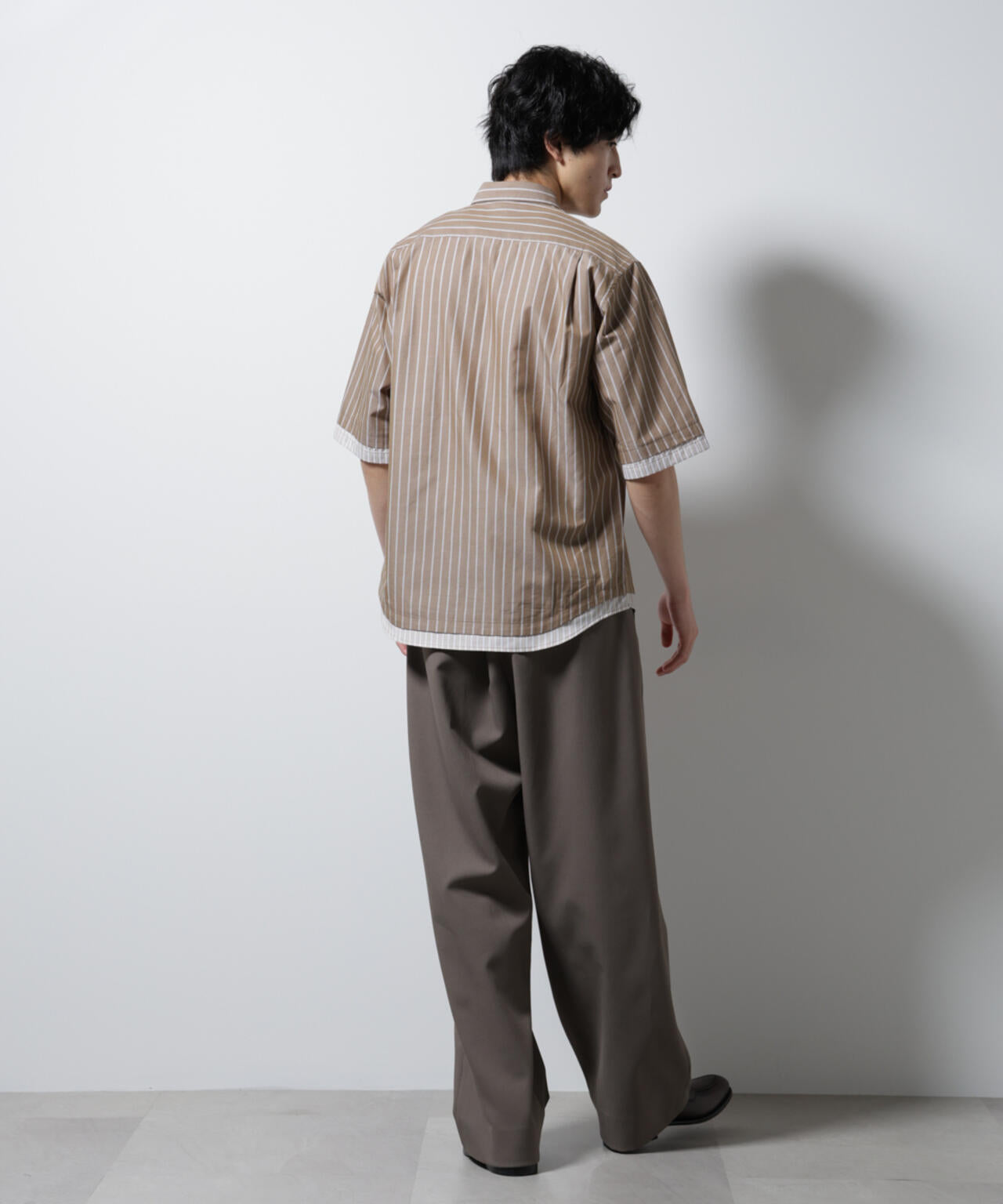 クレイジーストライプシャツ 半袖 １