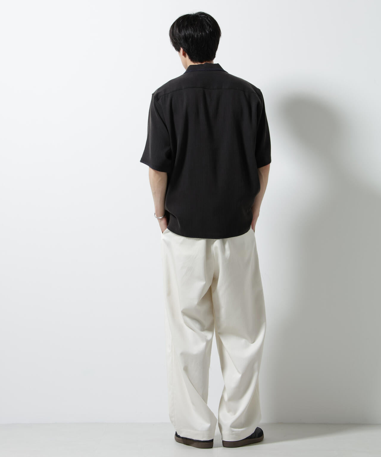 ハンドステッチリラックスシャツ 半袖