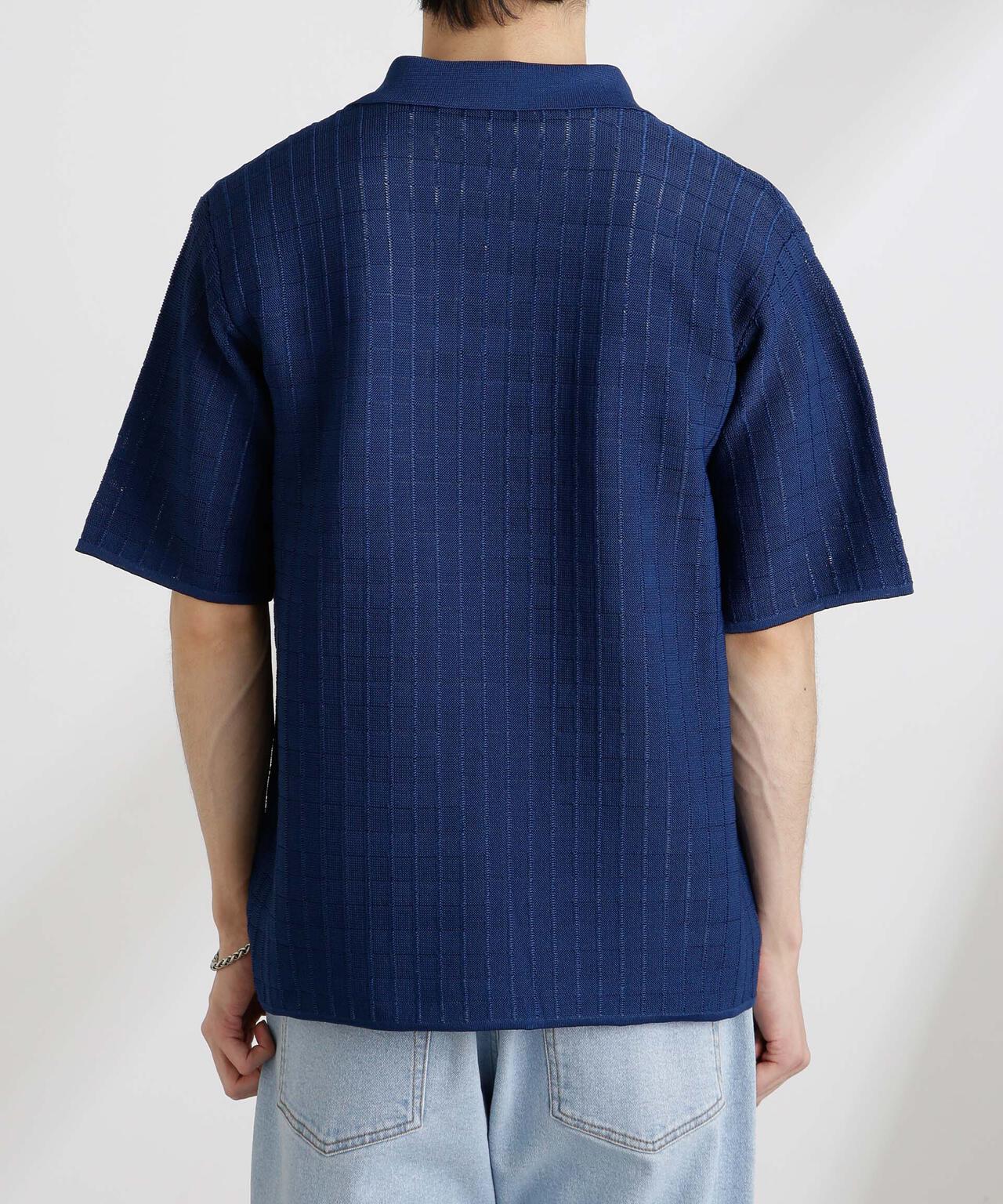 透かし編みスキッパーニット 半袖