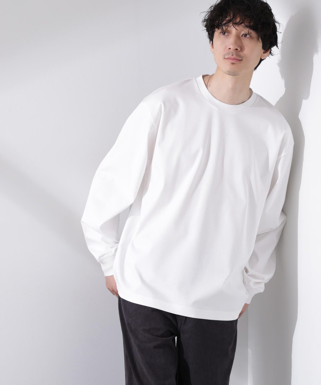 アンチスメル BIG クルーネックTシャツ 長袖