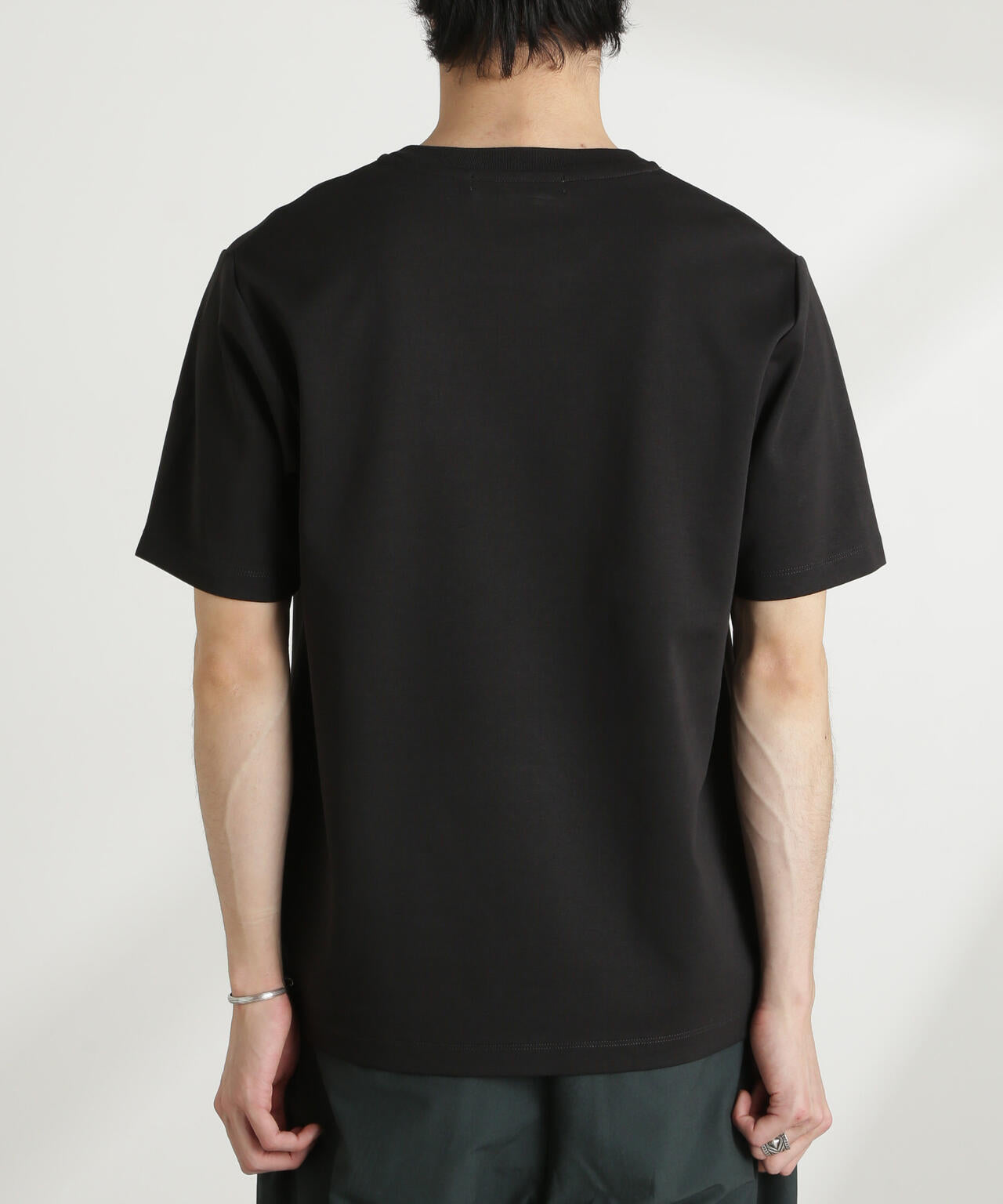 ダブルスムースクルーネックTシャツ 半袖