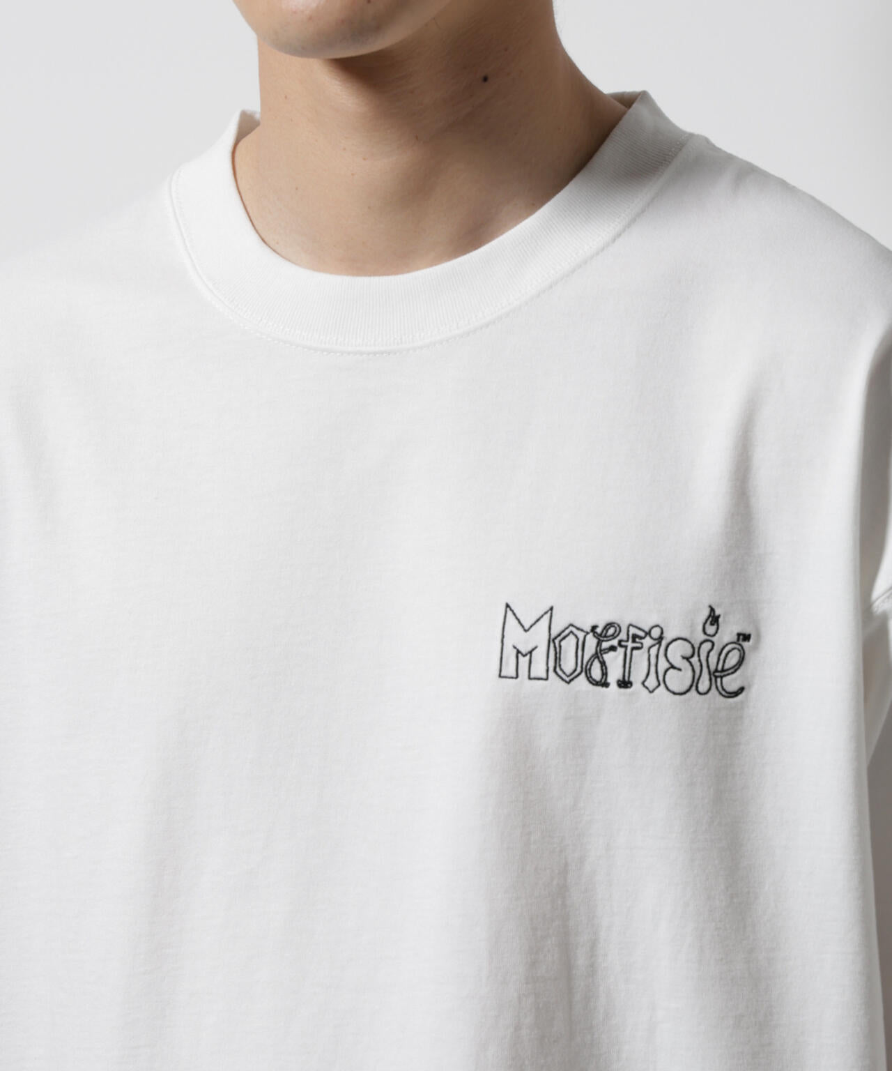 「MOFFISIE」オリジナル刺繍プリント Tシャツ 半袖