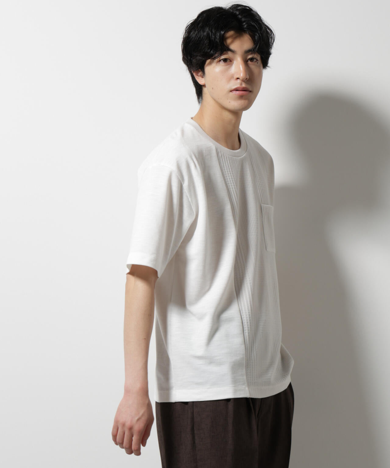 リンクスカノコ コンビTシャツ 半袖