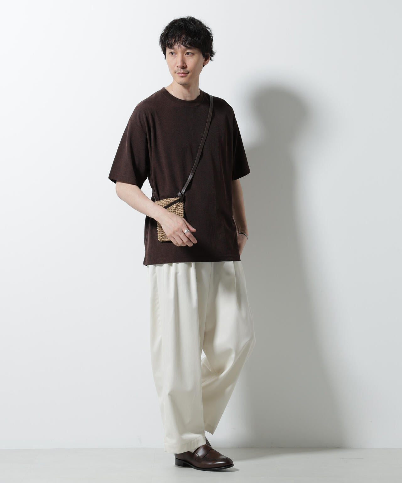 メランジサーフニットＴシャツ半袖