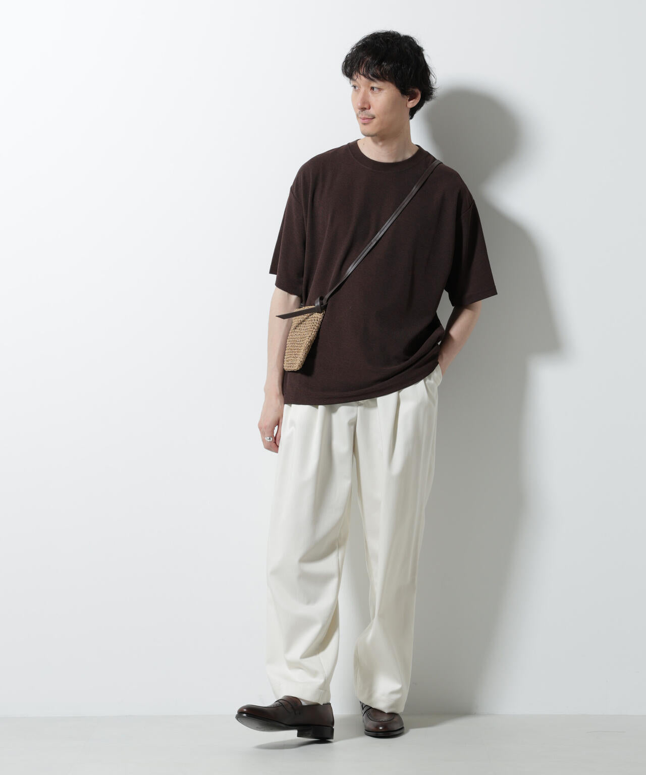 メランジサーフニットＴシャツ半袖