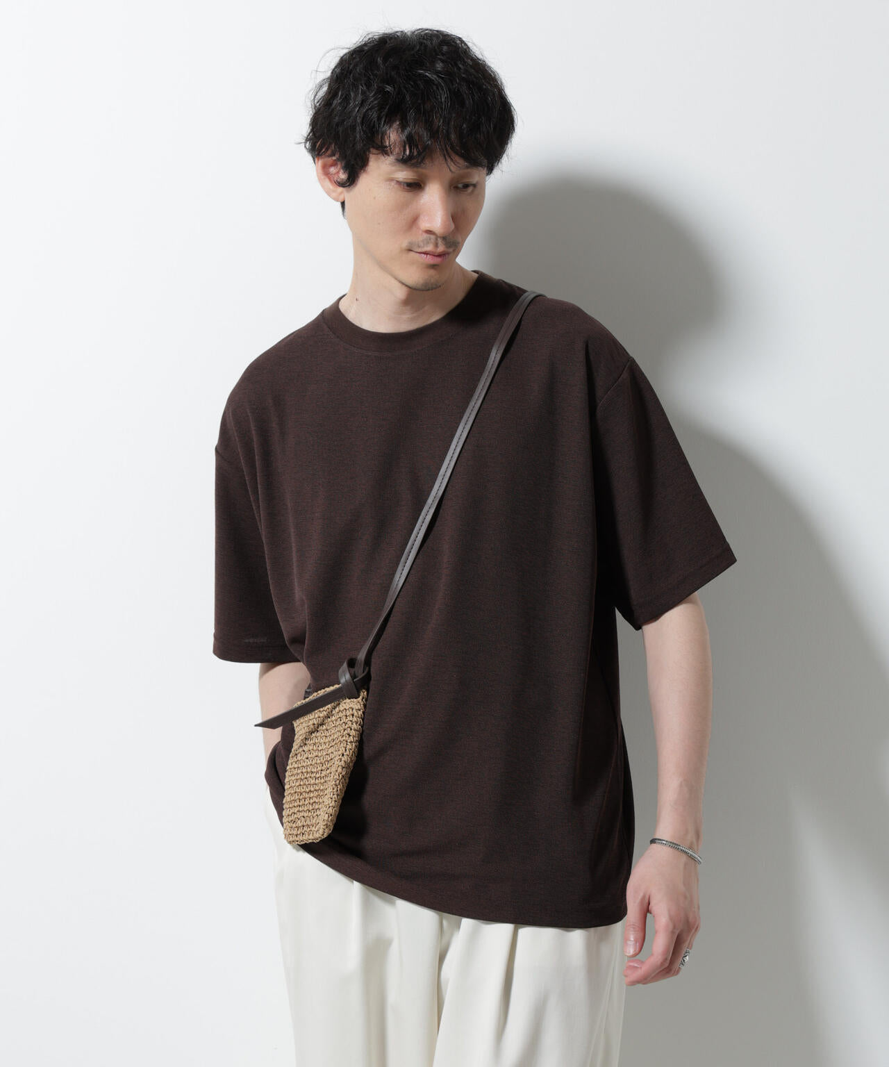 メランジサーフニットＴシャツ半袖