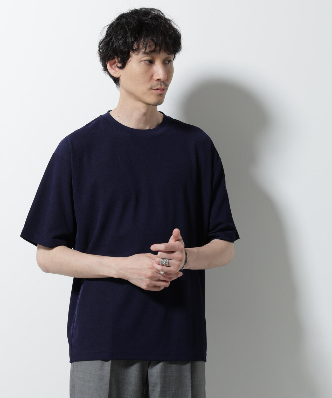 メランジサーフニットＴシャツ半袖