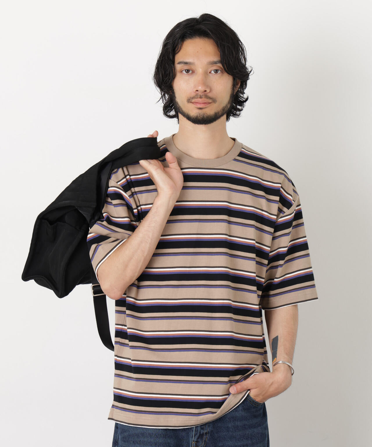 181cm　B:75 W:73 H:90 着用サイズ：L