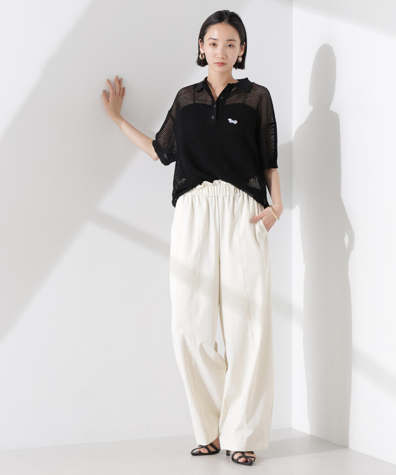PENNEYS別注TheFOXメッシュポロニット