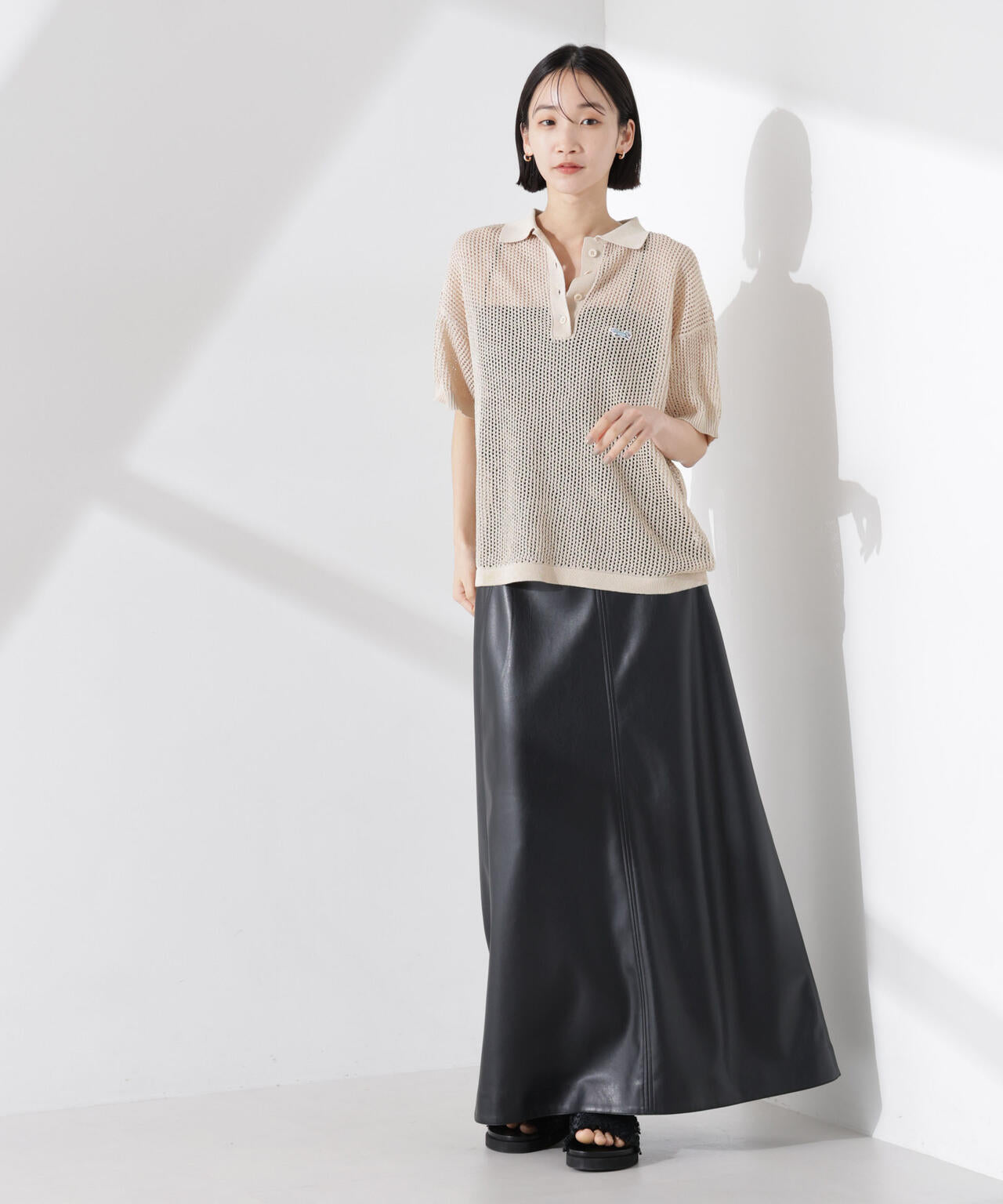 PENNEYS別注TheFOXメッシュポロニット