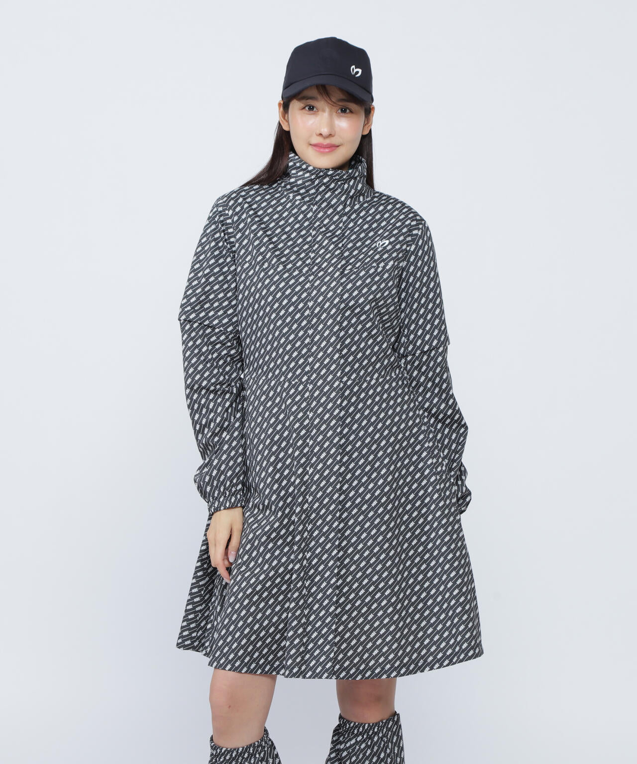 レインワンピース ＜バイヤス柄＞ (LADIES)