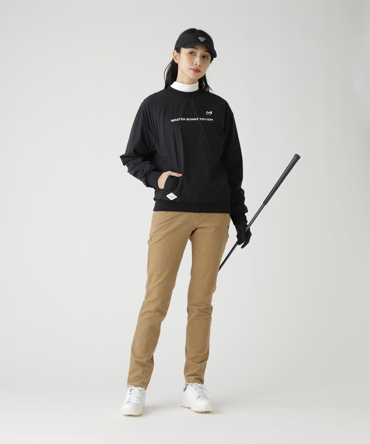 ドビーストレッチ起毛パンツ