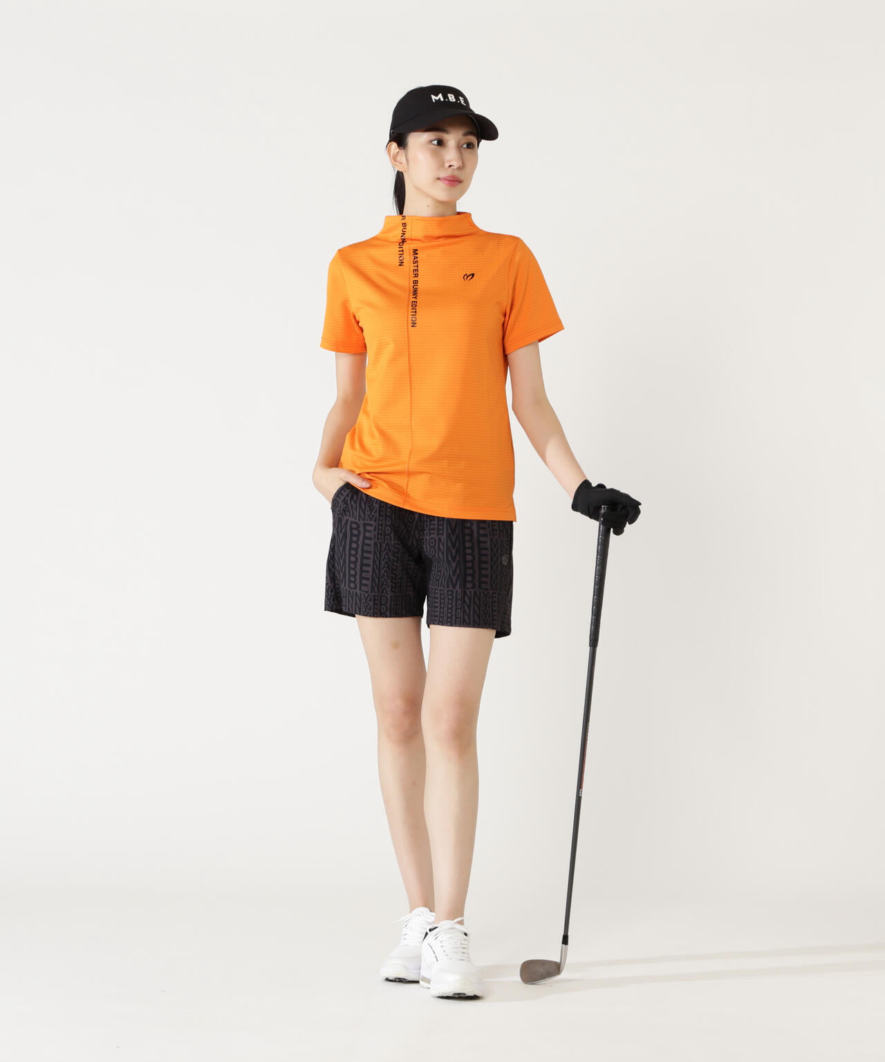 ナイロンストレッチプリントショートパンツ