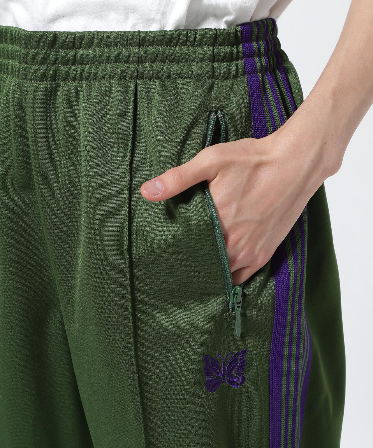 Needles/ニードルズ　Zipped Track Pant - Poly Smooth