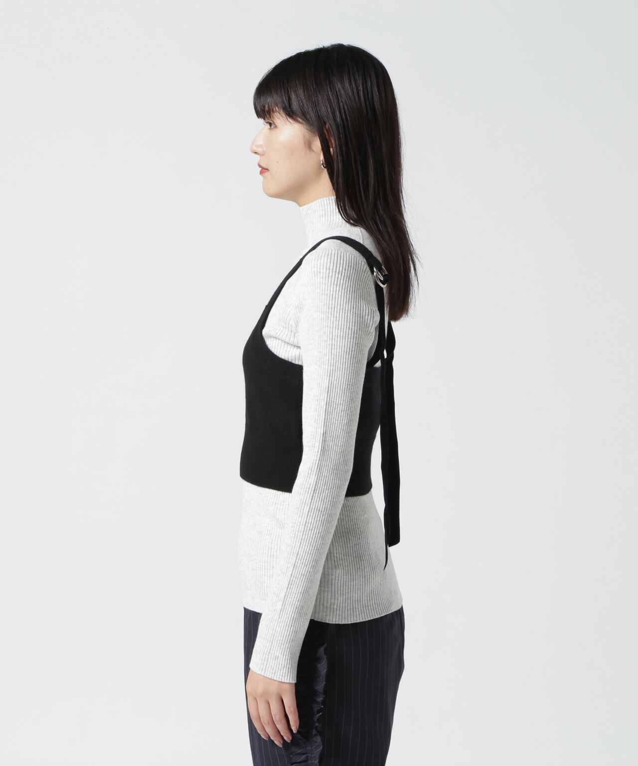 RHODOLIRION/ロドリリオン　BOILED WOOL KNIT CAMISOLE