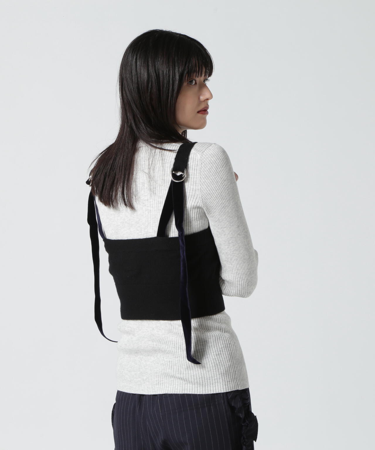 RHODOLIRION/ロドリリオン　BOILED WOOL KNIT CAMISOLE