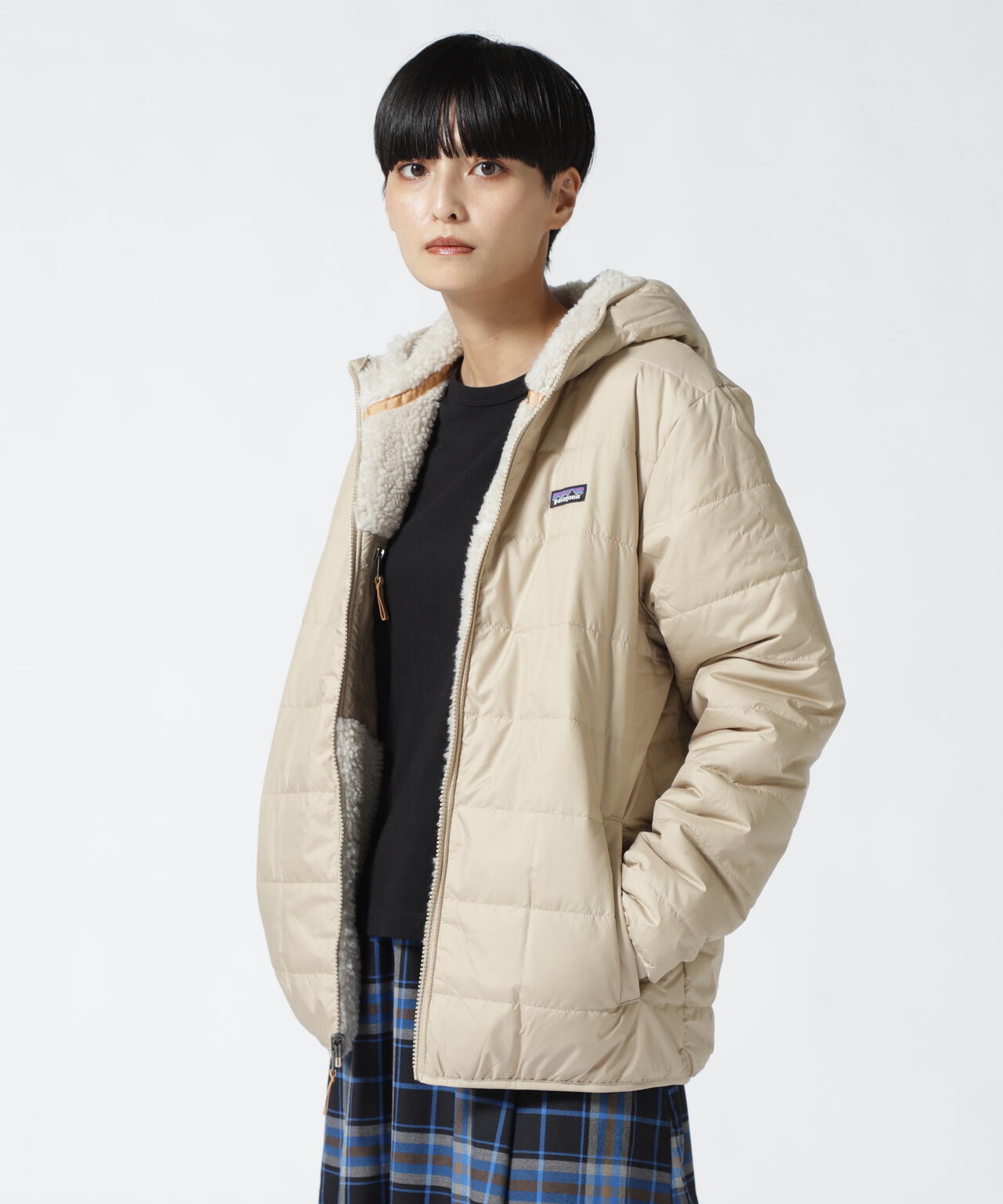 Patagonia/パタゴニア　キッズ・リバーシブル・レディ・フレディ・フーディ　68095