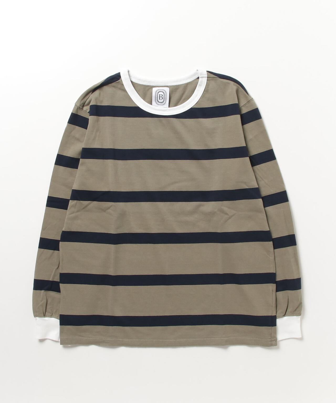 B omnivore/ビーオムニボー  Fat Border Tee