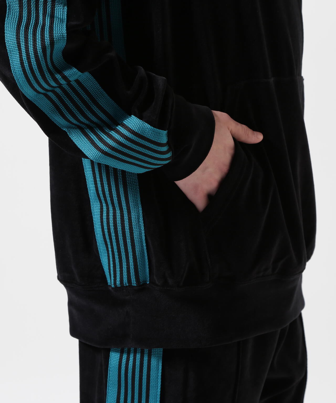 Needles/ニードルズ　TRACK HOODY - C/PE VELOUR
