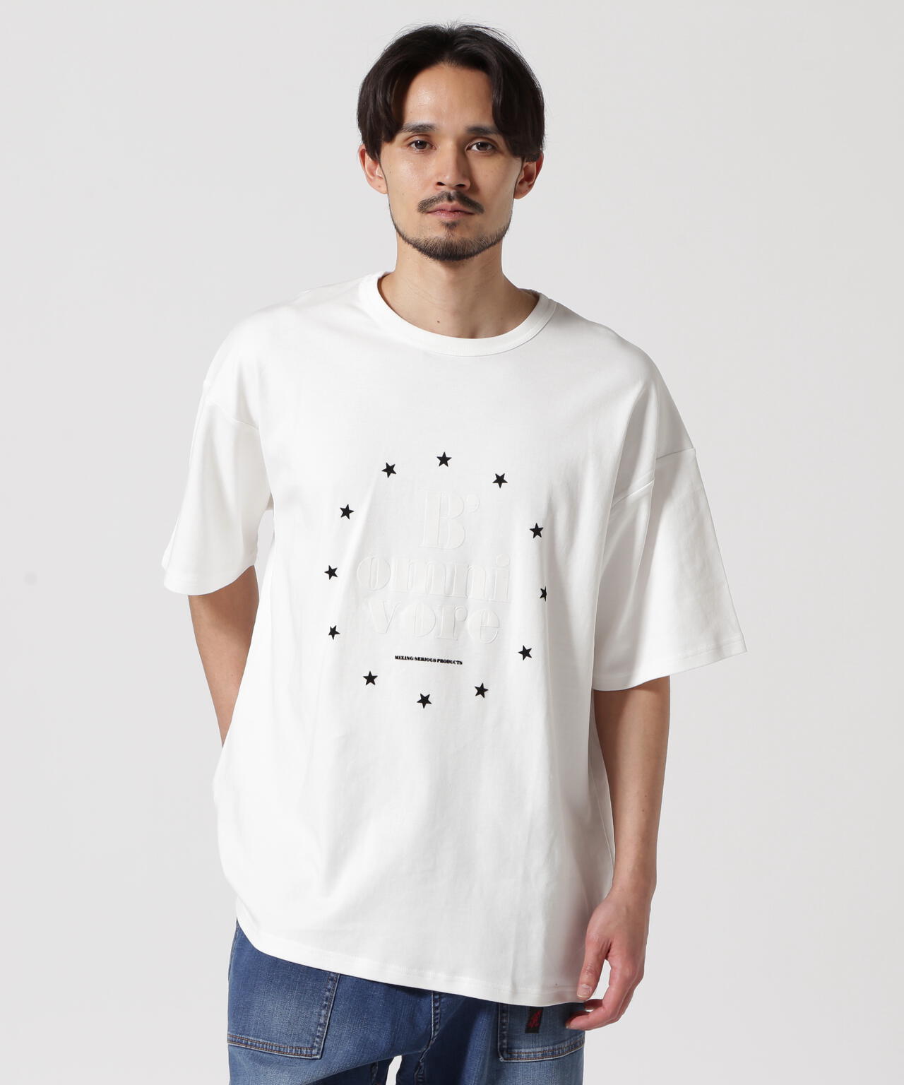 B omnivore/ビーオムニボー  STAR S/S Tee