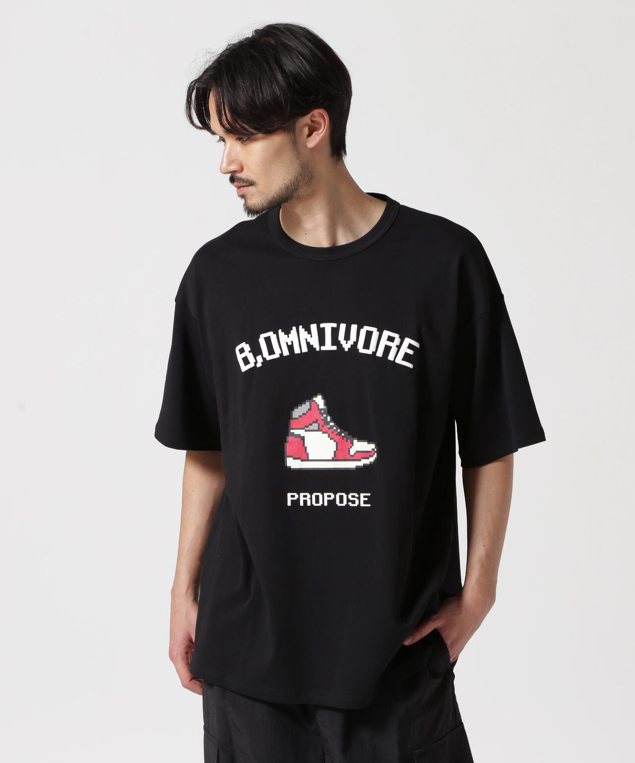 B omnivore/ビーオムニボー　SNEAKERS S/S Tee