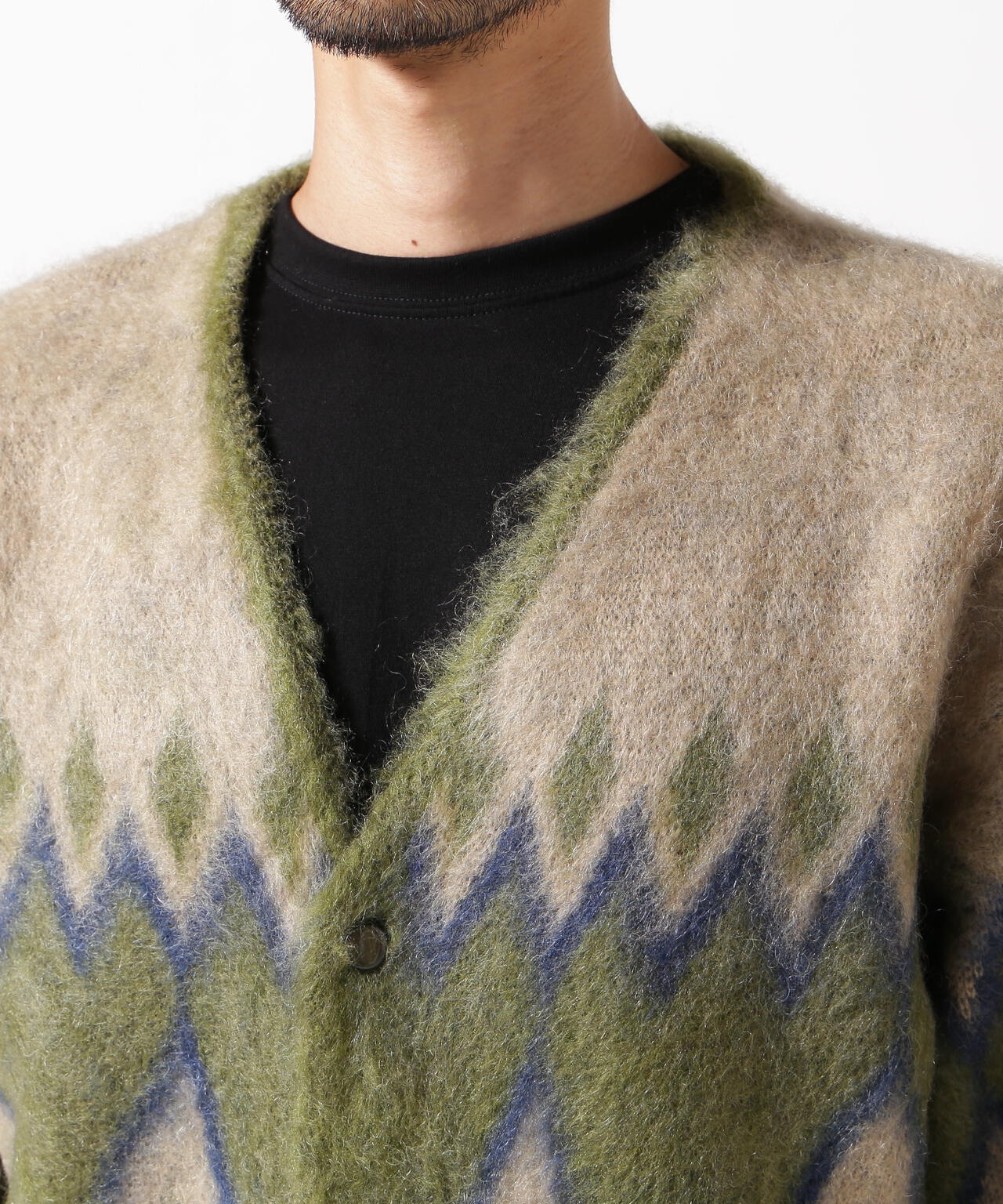 Needles/ニードルズ  Mohair Cardigan - Diamond