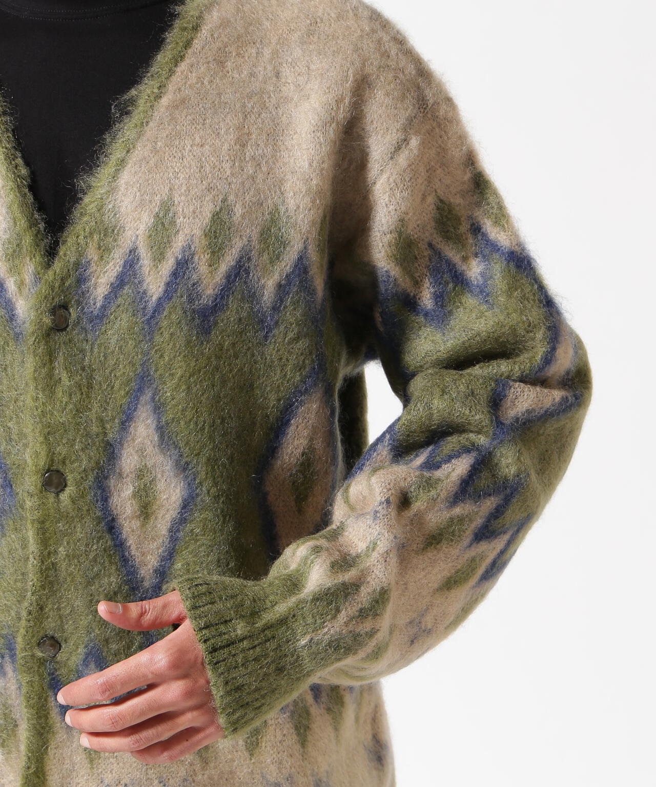 Needles/ニードルズ  Mohair Cardigan - Diamond