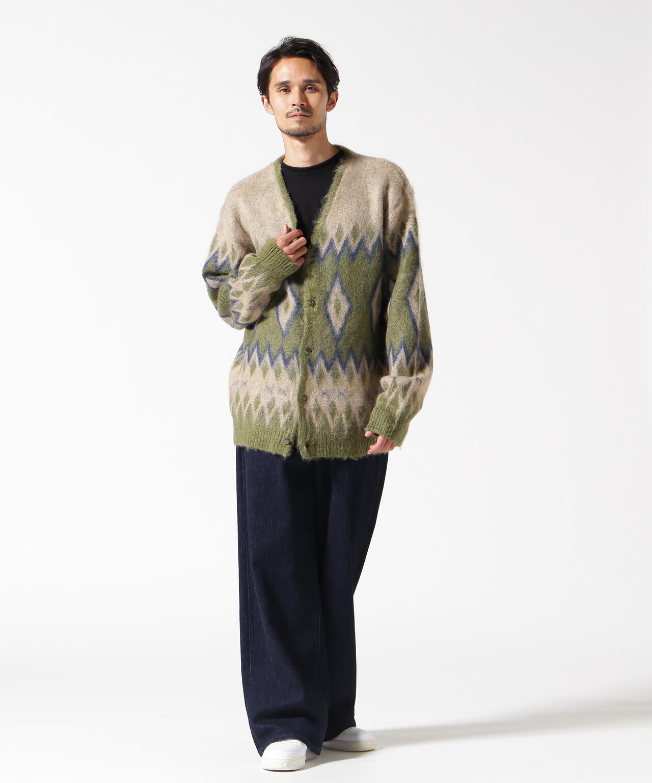 Needles/ニードルズ  Mohair Cardigan - Diamond