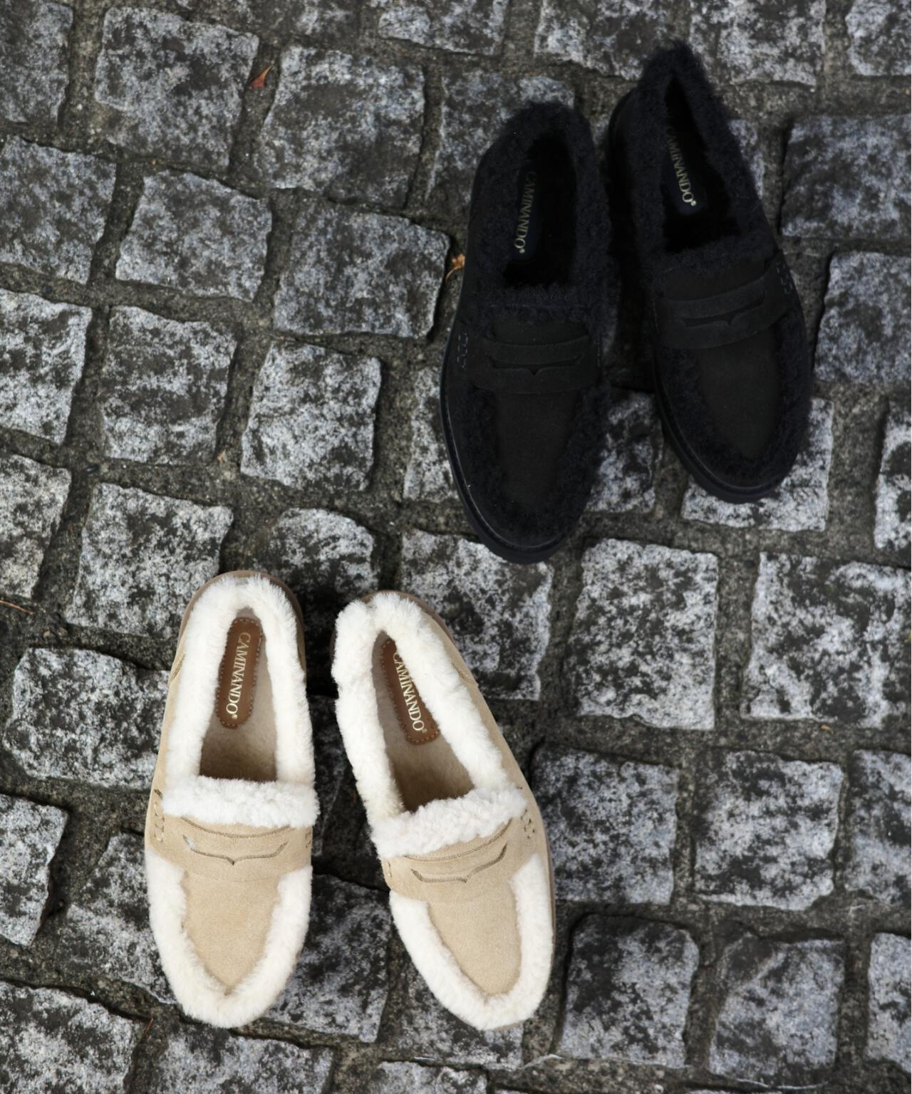 CAMINANDO/カミナンド  MOUTON PENNY LOAFER