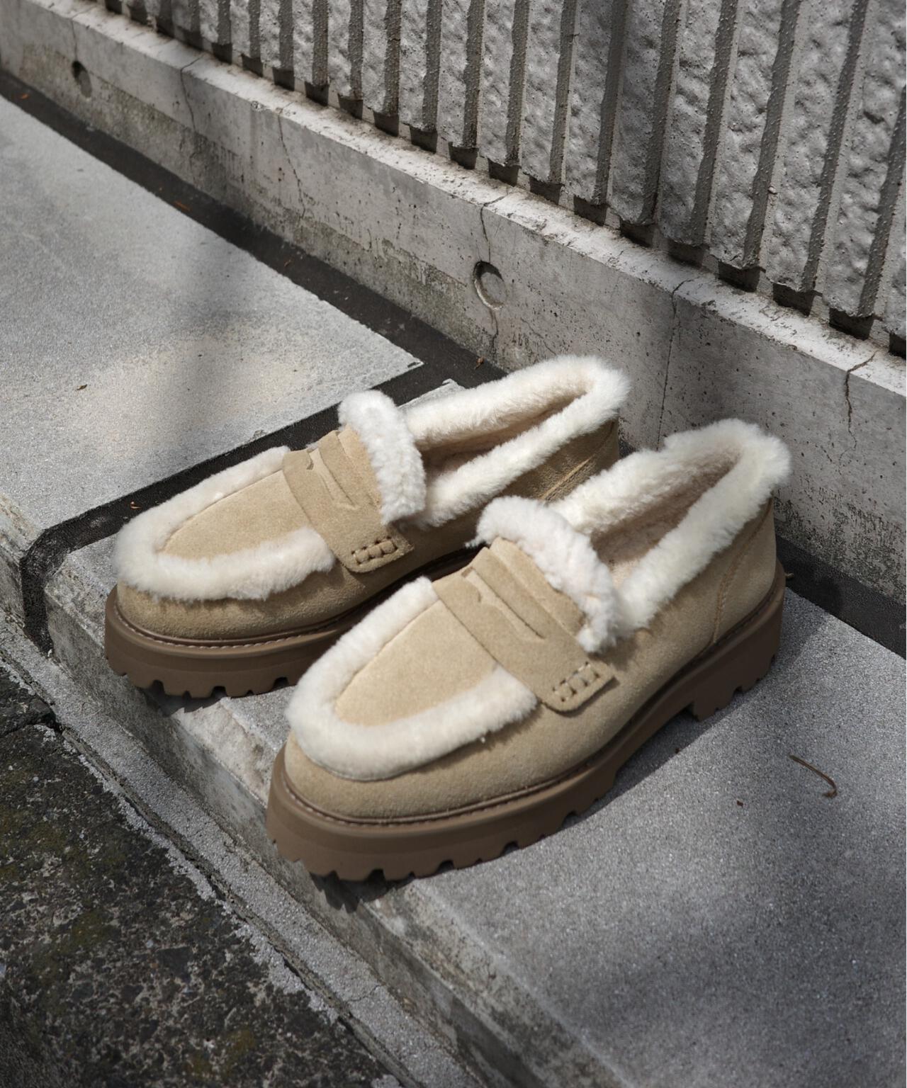 CAMINANDO/カミナンド  MOUTON PENNY LOAFER