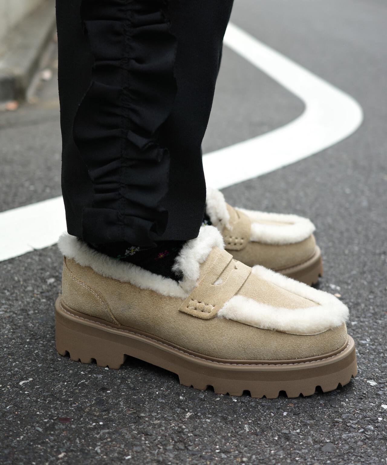 CAMINANDO/カミナンド  MOUTON PENNY LOAFER