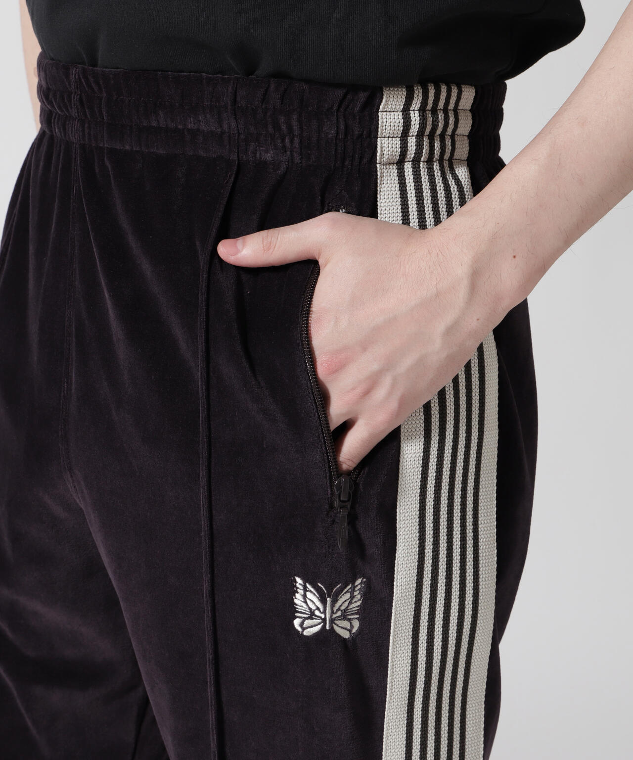 Needles/ニードルズ  Narrow Track Pant - C/PE Velour