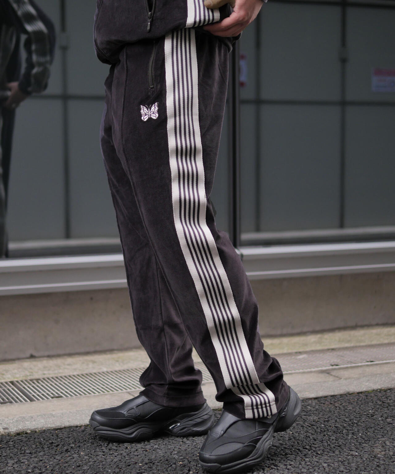 Needles/ニードルズ  Narrow Track Pant - C/PE Velour