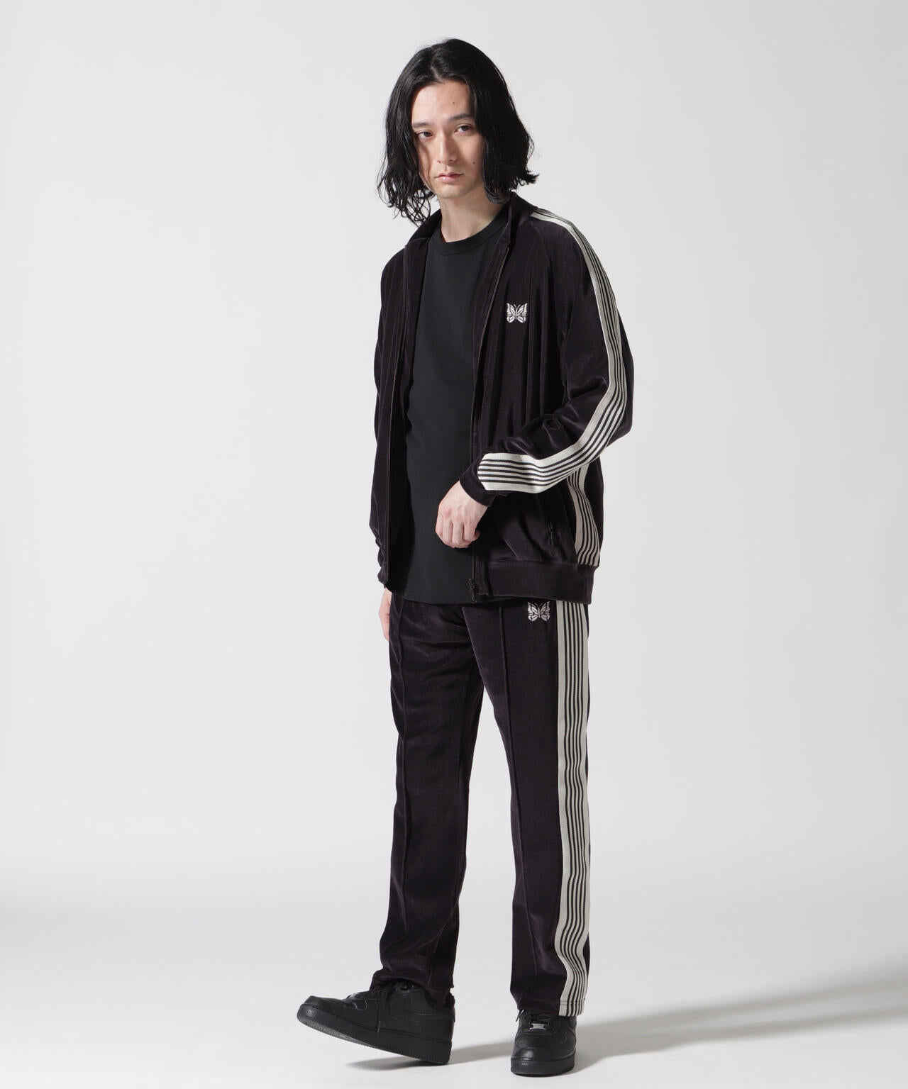 Needles/ニードルズ  Narrow Track Pant - C/PE Velour
