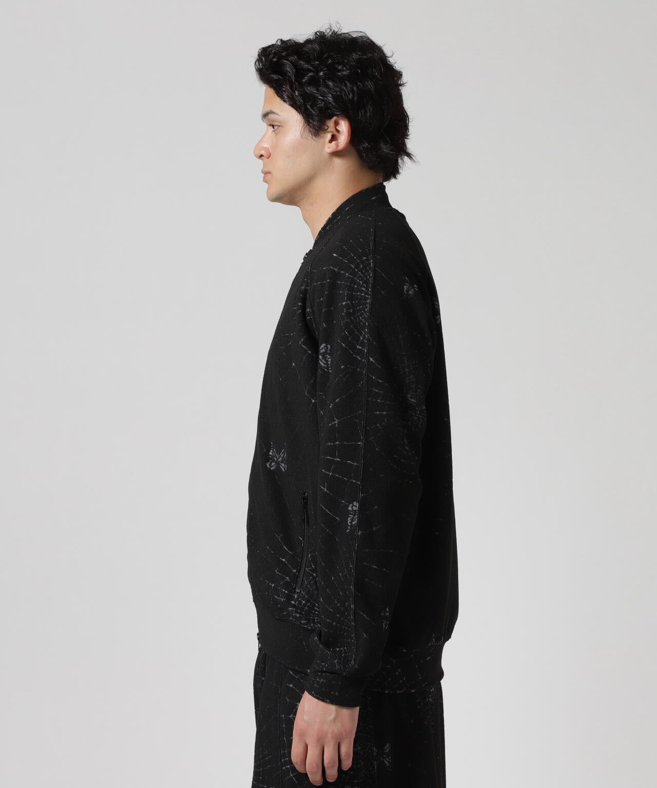 Needles/ニードルズ　Rib Collar Track Jacket - Spider Web