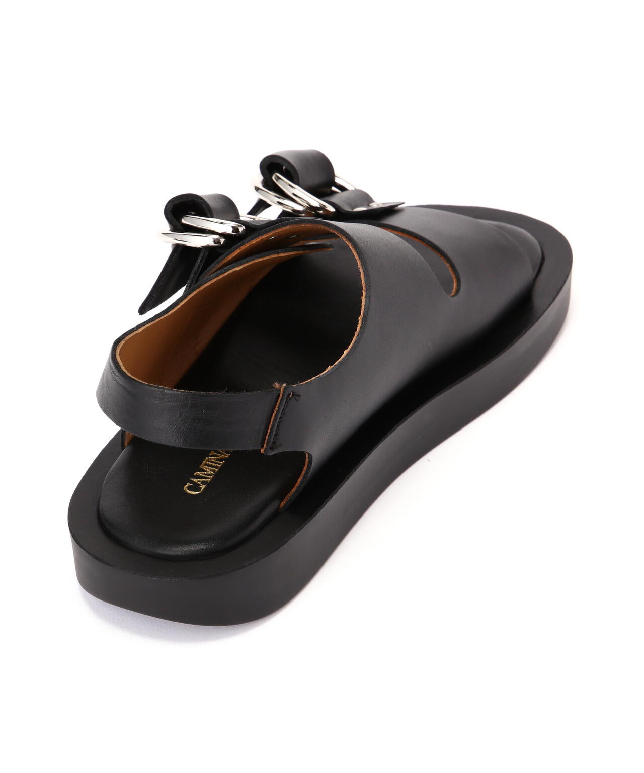 CAMINANDO/カミナンド  DOUBLE RING PLATFORM SANDALS