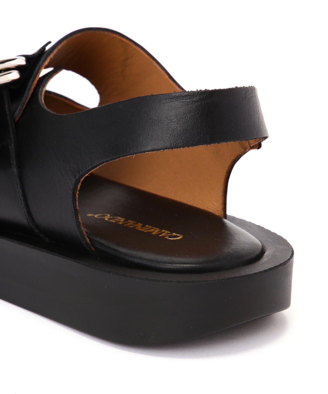 CAMINANDO/カミナンド  DOUBLE RING PLATFORM SANDALS