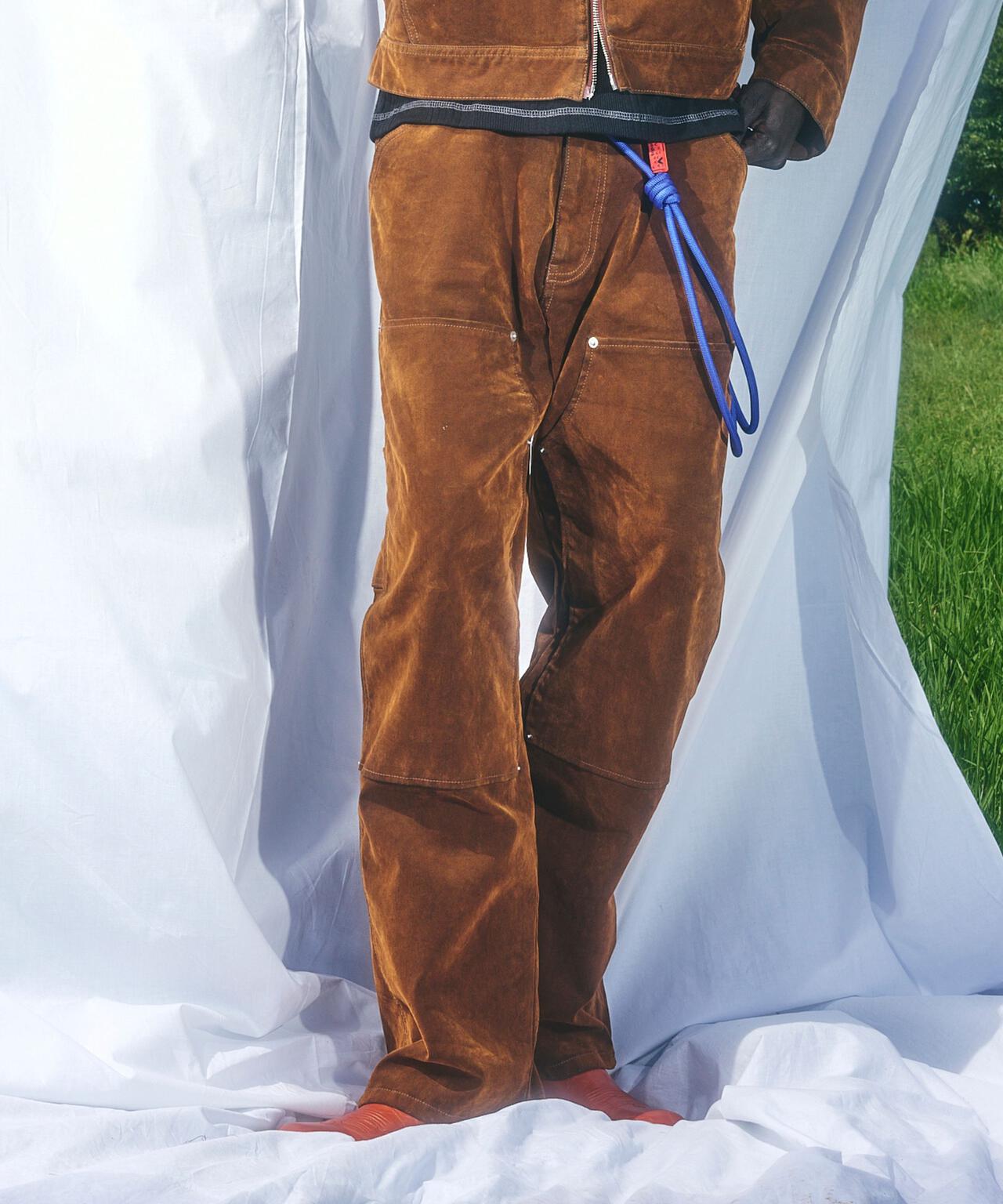 B omnivore/ビーオムニボー  FLOCKY DENIM PANT フロッキーデニムパンツ