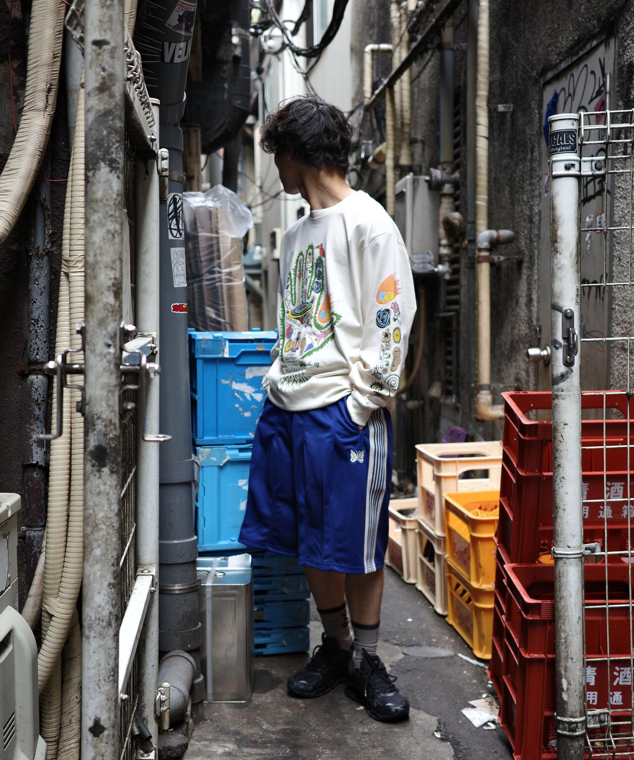 Needles/ニードルズ  別注H.D TRACK SHORTS - POLY SMOOTH