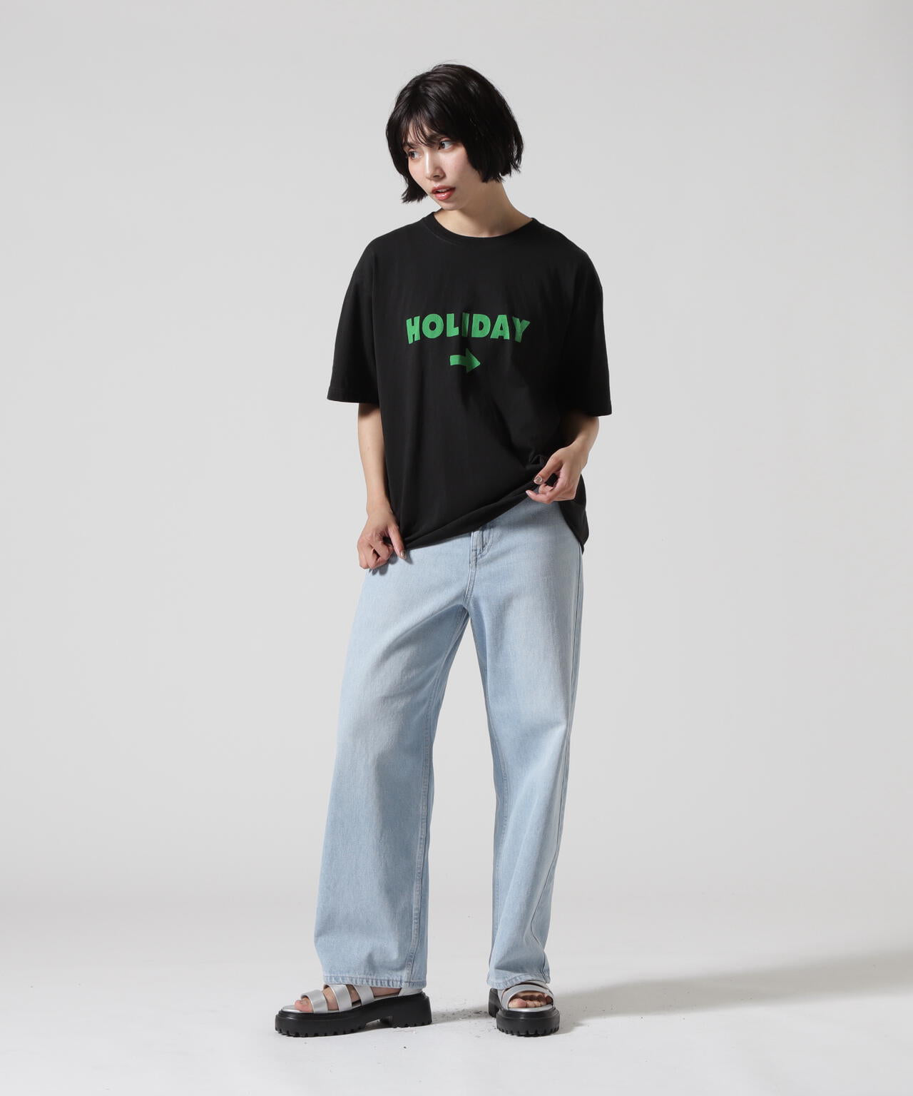 FUNG/ファング　CUT OFF TEE HOLIDAY　Tシャツ