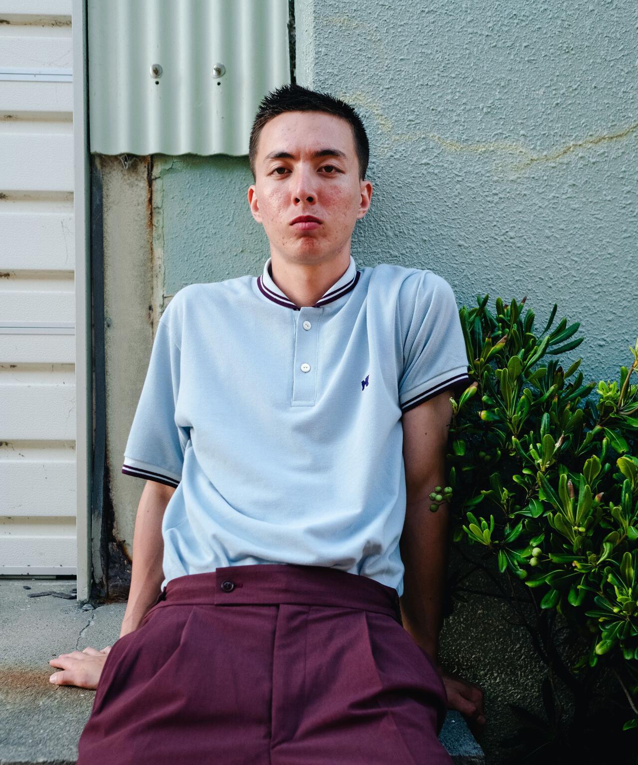 Needles/ニードルズ  別注Shawl Collar S/S Polo - Cotton Pique