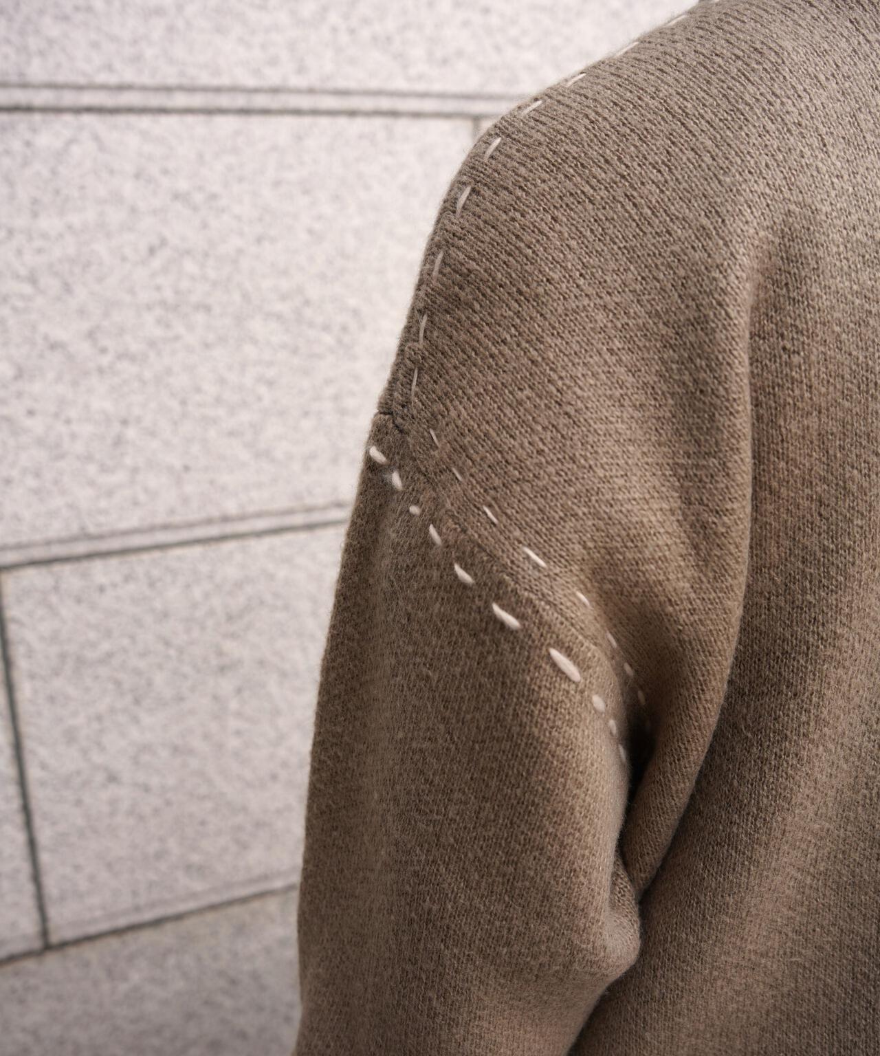 B omnivore/ビーオムニボー　起毛KNIT HAND JACKET