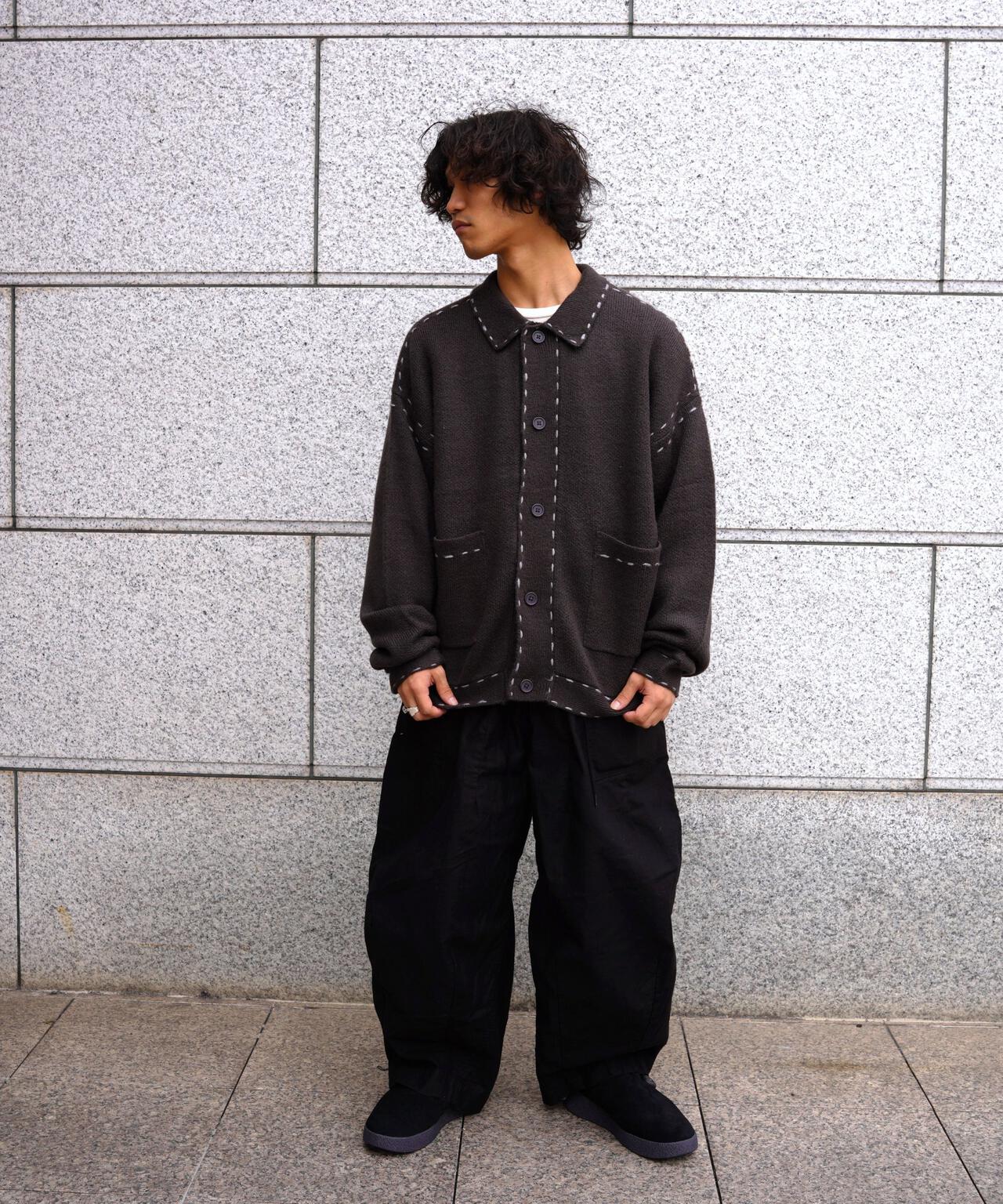 B omnivore/ビーオムニボー　起毛KNIT HAND JACKET