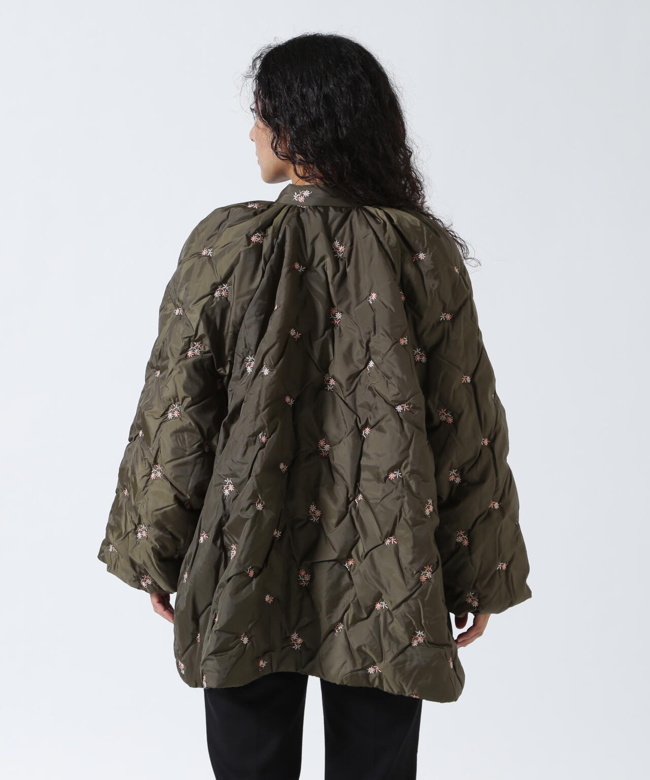 RHODOLIRION/ロドリリオン  Padded Coat - Original Floral Emb. RV1025B
