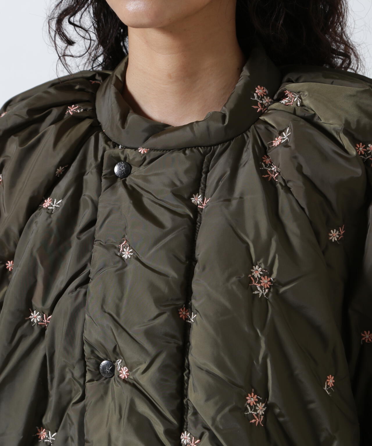 RHODOLIRION/ロドリリオン  Padded Coat - Original Floral Emb. RV1025B