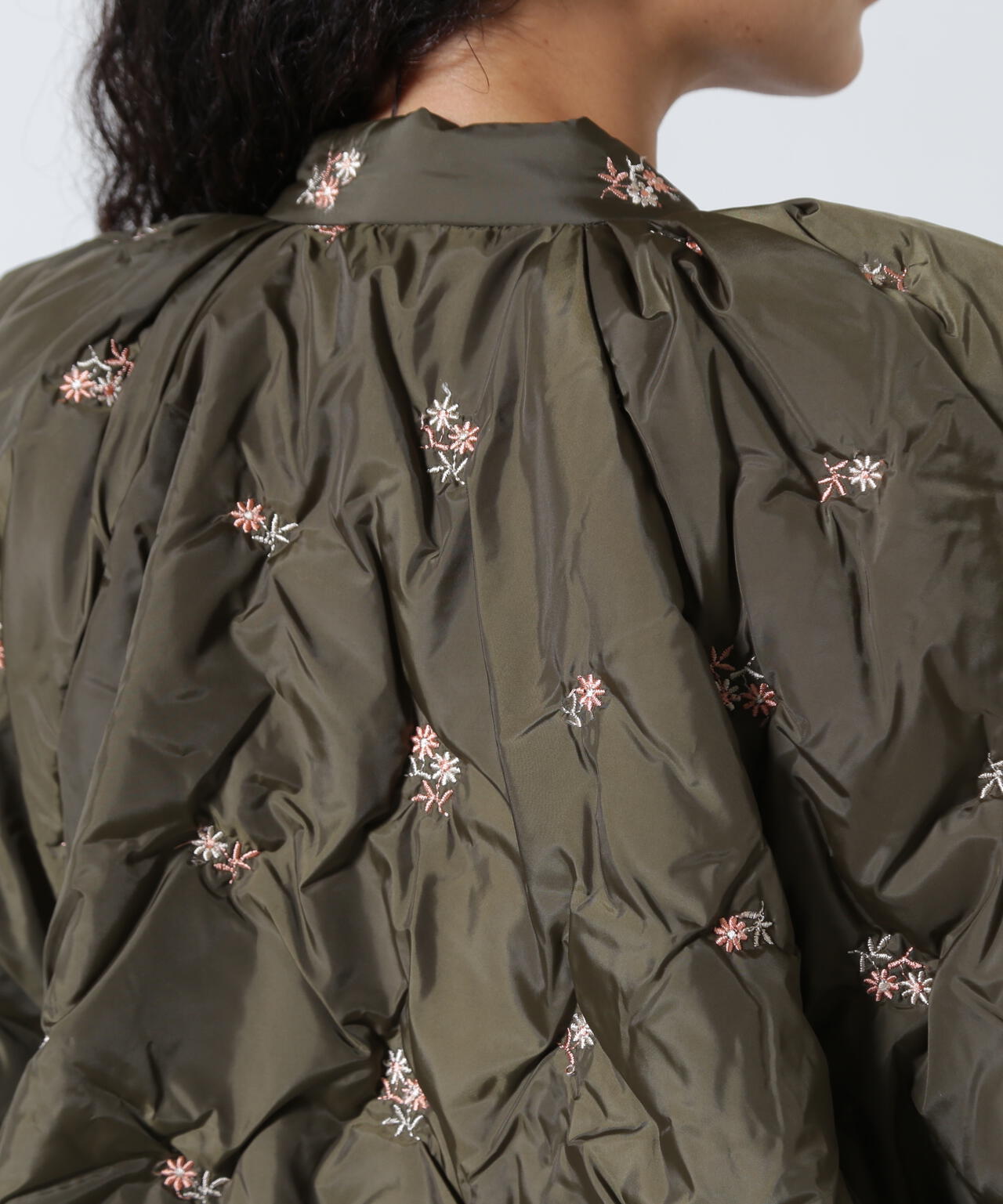 RHODOLIRION/ロドリリオン  Padded Coat - Original Floral Emb. RV1025B